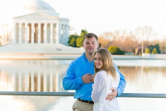 Nicole and Mark, Engagement Session with the Cherry Blossoms, Washington DC